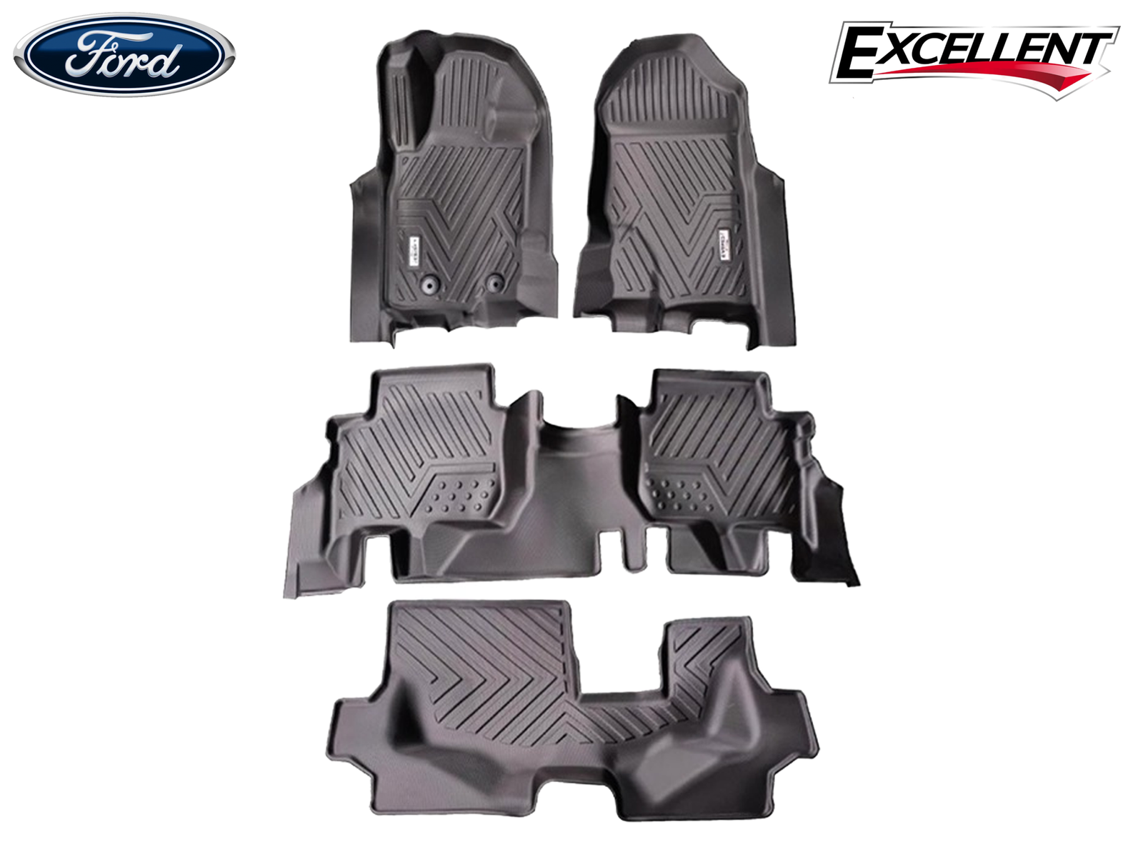 FORD EVEREST 2016-2022 DEEP DISH MATTING 5D EXCELLENT