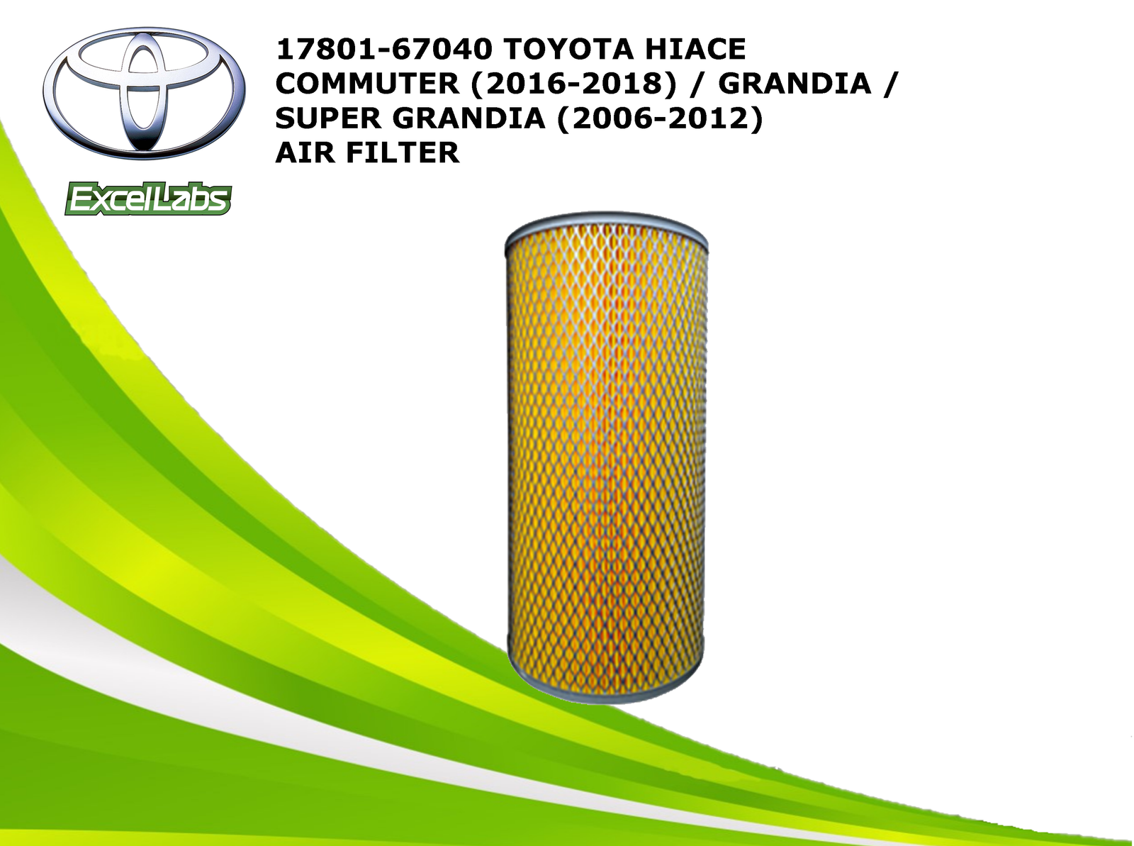 AIR FILTER (17801-67040)