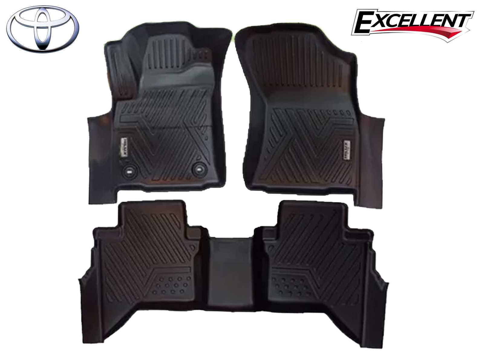 TOYOTA HILUX 2016-2024 DEEP DISH MATTING 4D EXCELLENT