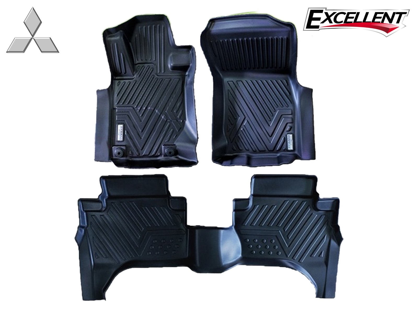 MITSUBISHI STRADA 2014-2018 DEEP DISH MATTING 4D EXCELLENT