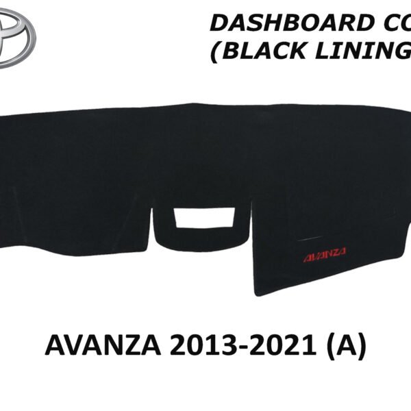 TOYOTA AVANZA 2013-2021 DASH BOARD COVER (BLACK LINING)