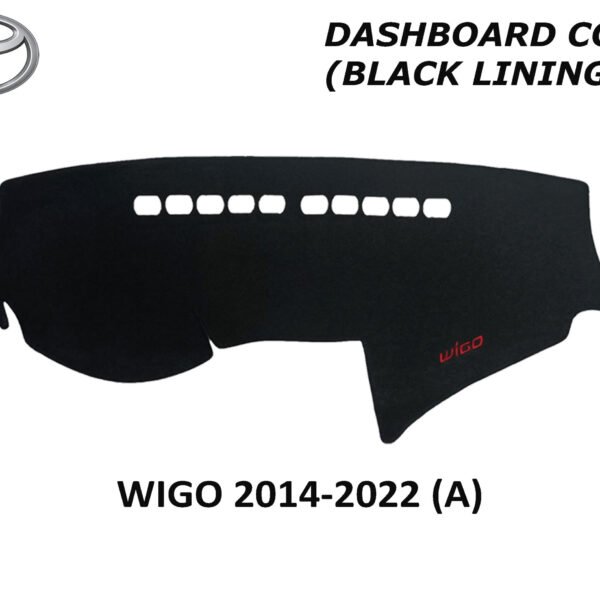 TOYOTA WIGO 2014-2022 DASH BOARD COVER (BLACK LINING)