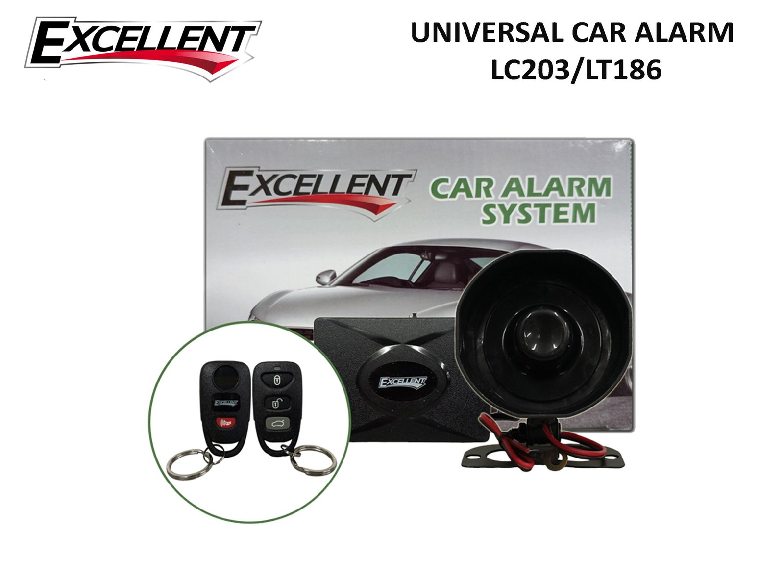 UNIVERSAL SPY CAR ALARM SYSTEM LC203/LT186