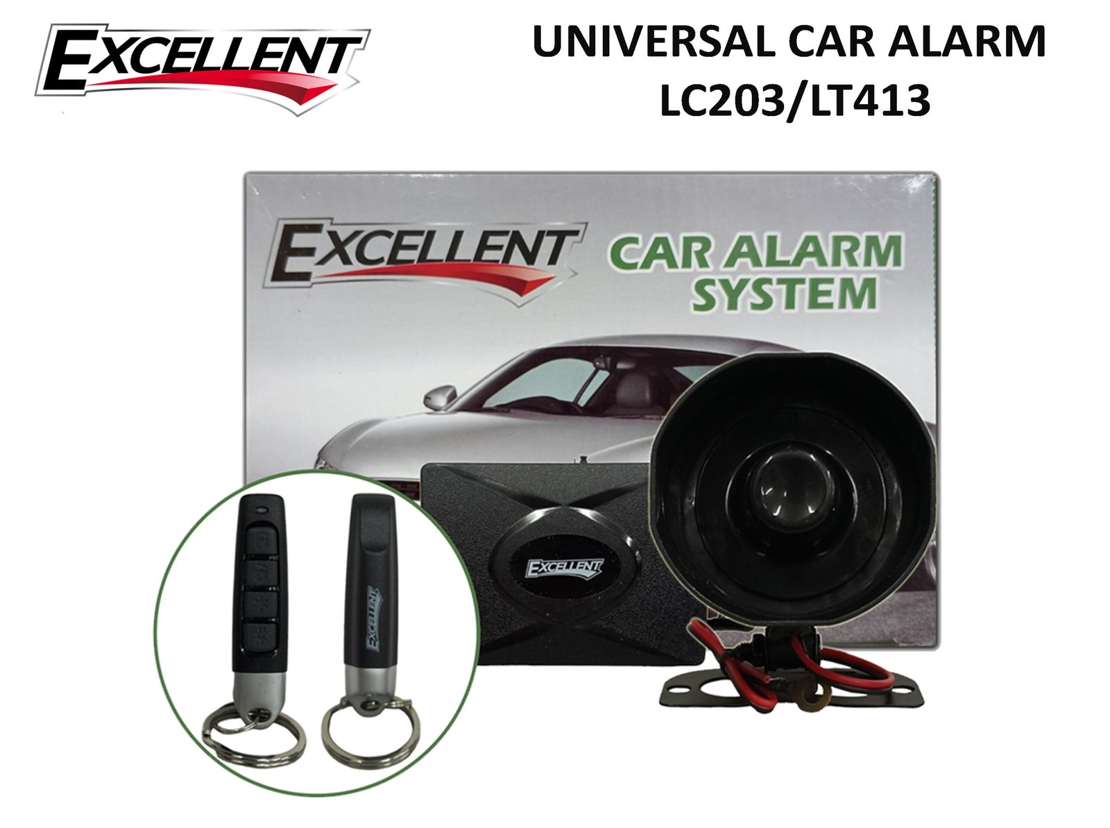 UNIVERSAL SPY CAR ALARM SYSTEM LC203/LT413