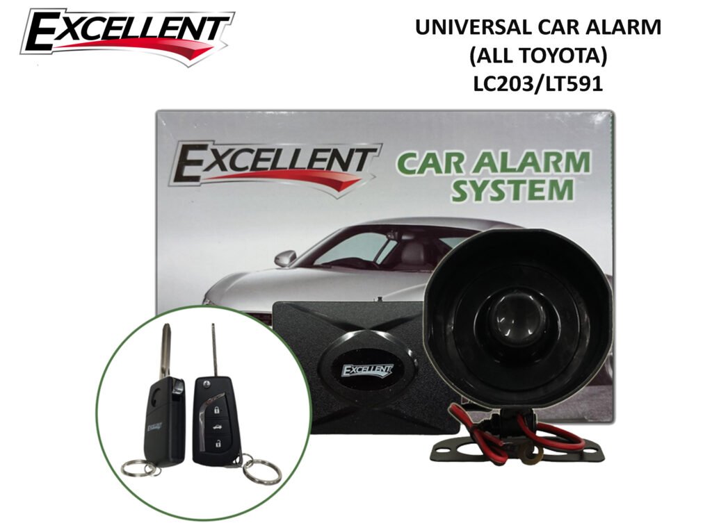 UNIVERSAL CAR ALARM SYSTEM LC203/LT591