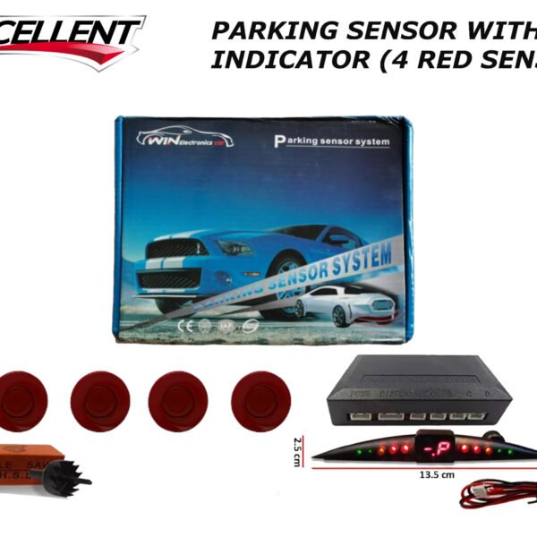 4EYE PARKING SENSOR/BACK SENSOR RED RICH SENSOR