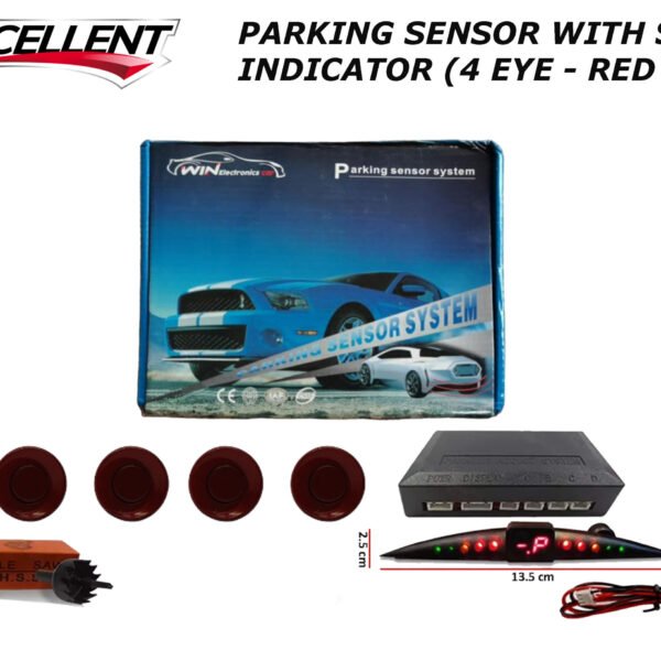 4EYE PARKING SENSOR/BACK SENSOR ROSE RED RICH SENSOR