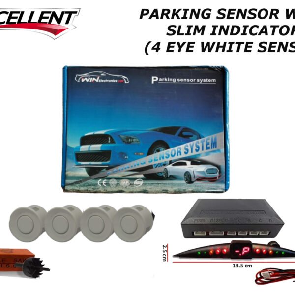 4EYE PARKING SENSOR/BACK SENSOR WHITE RICH SENSOR