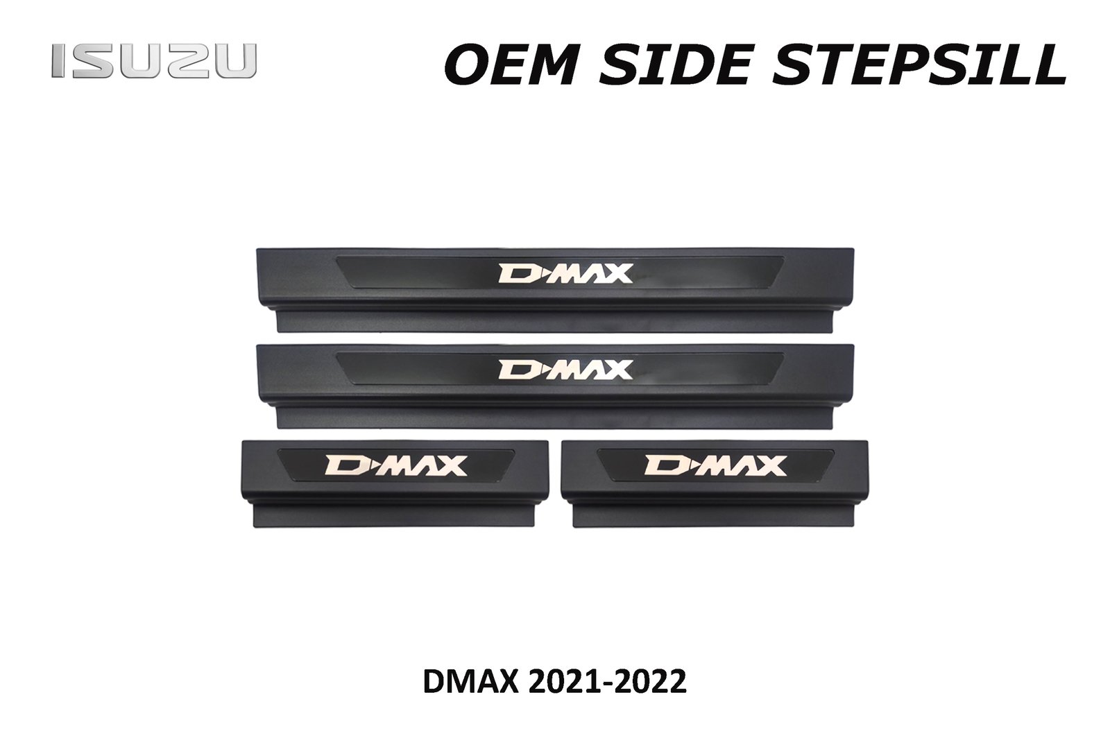 D-MAX / DMAX 2021 - 2022  SIDE STEPSILL WITH LOGO NO LED