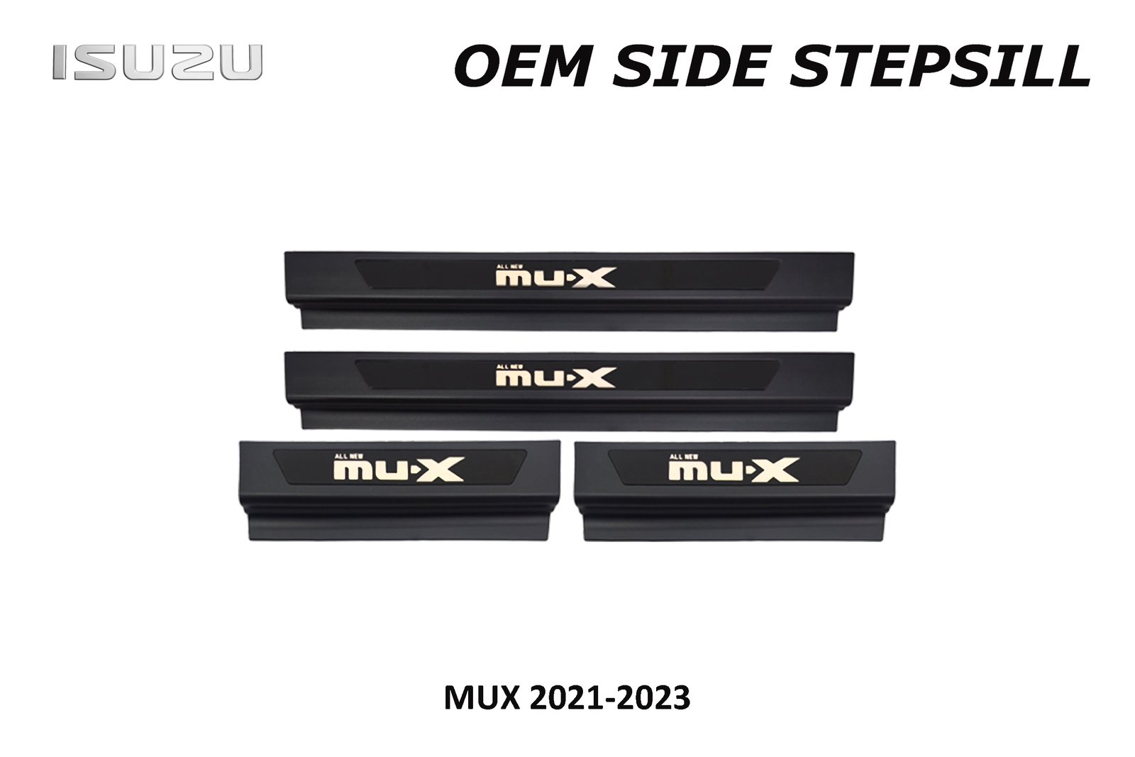 MUX 2021 - 2023 SIDE STEPSILL WITH LOGO NO LED