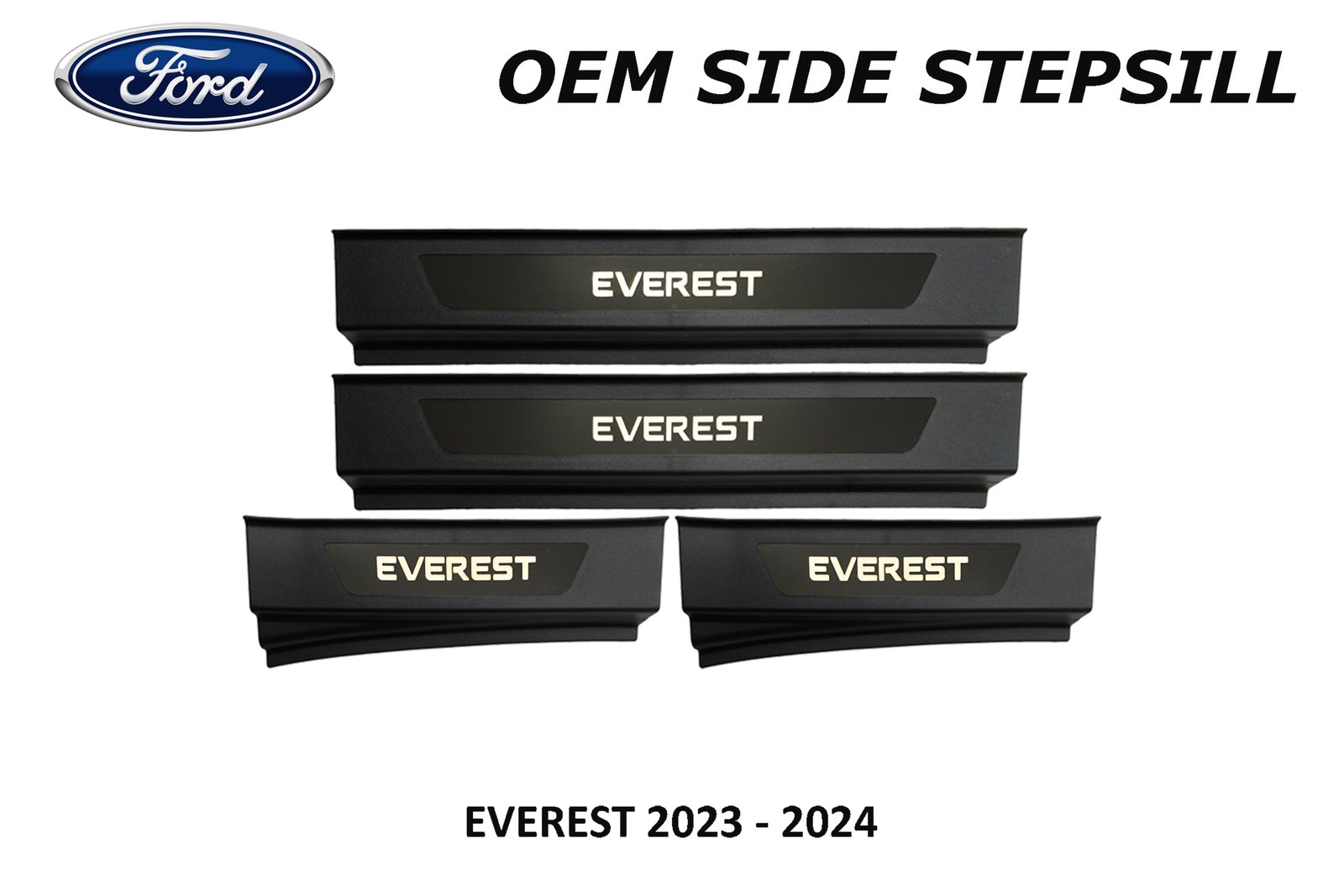 EVEREST 2023 - 2024 SIDE STEPSILL WITH LOGO NO LED