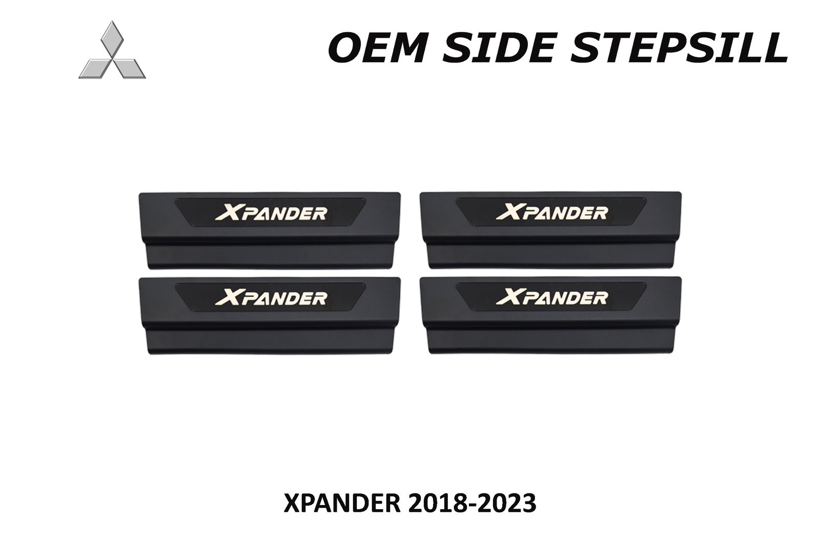 XPANDER 2018 - 2023 SIDE STEPSILL WITH LOGO NO LED