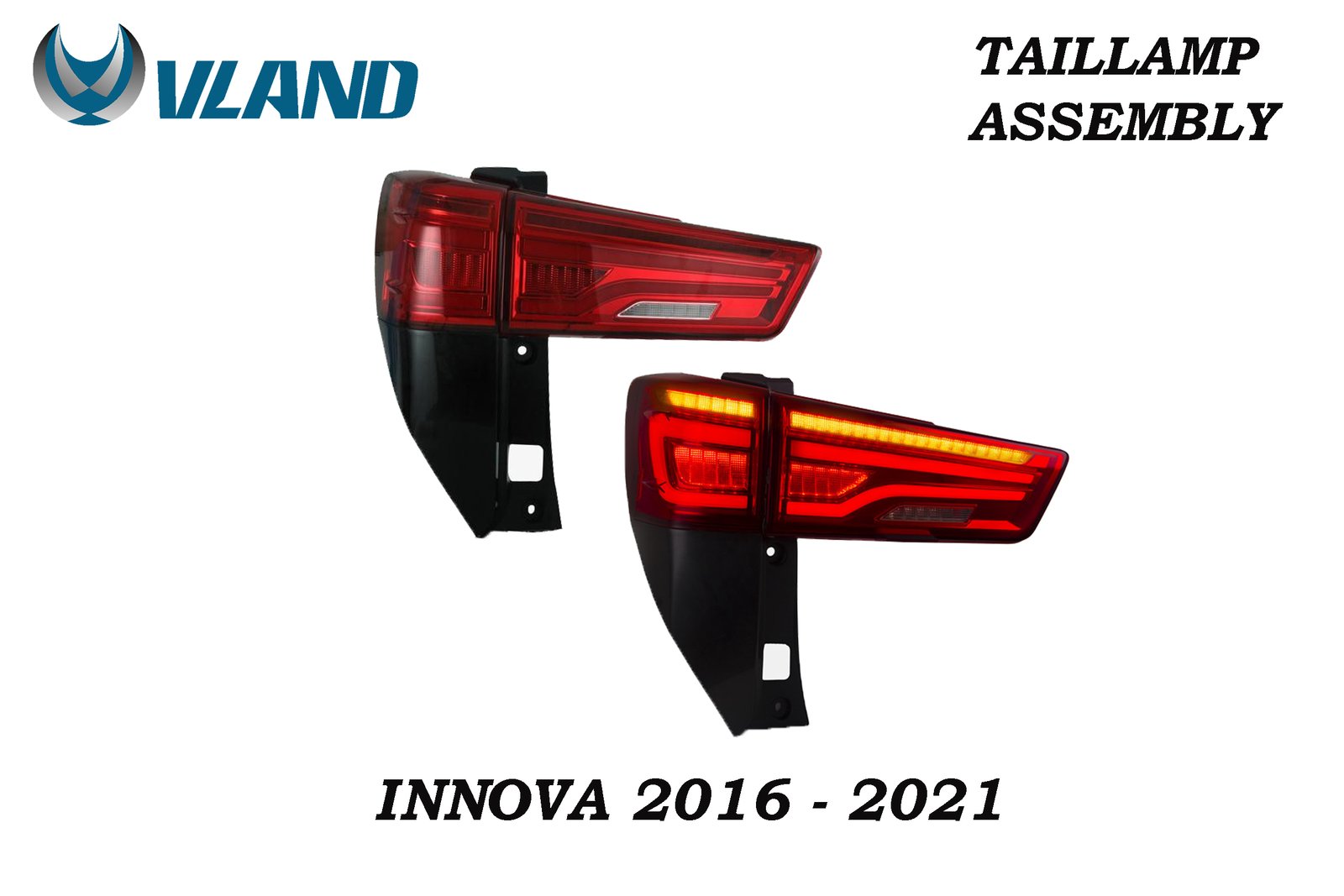 INNOVA 2016 - 2021 TAILLIGHT RED AND SMOKE VLAND RS