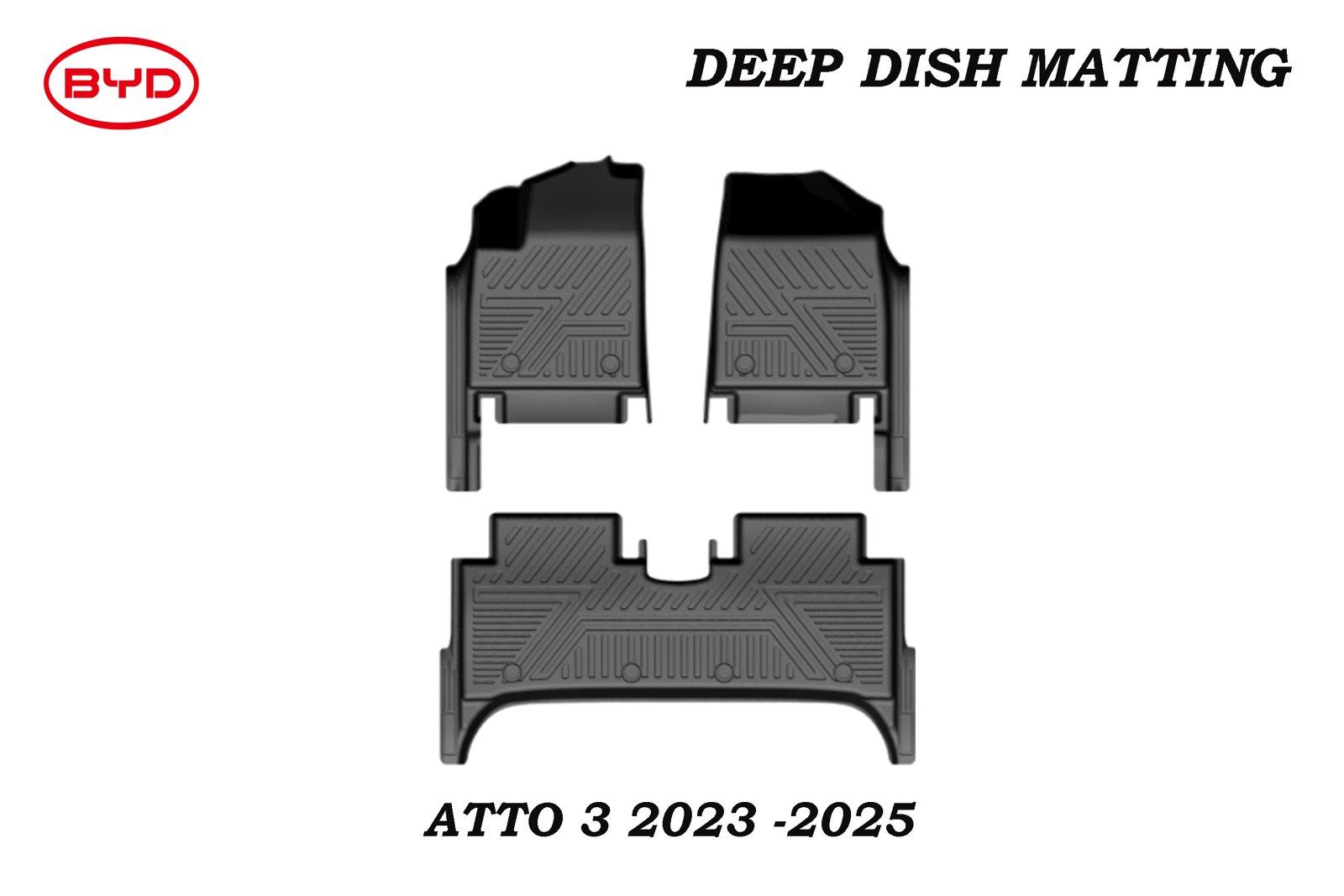 BYD ATTO 3 2023 - 2025 5D DEEP DISH MATTING