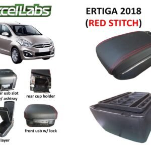 ACBERTHENAN-scaled-1.jpg ERTIGA 2018 ARM REST / CONSOLE BOX (RED STITCH)