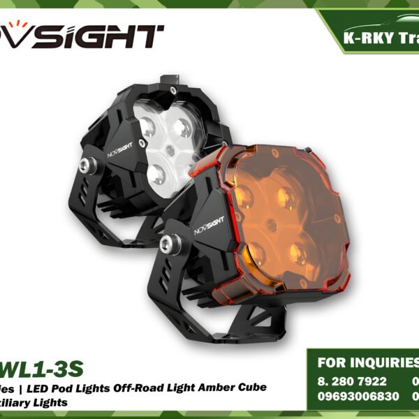 CYBER 1 Series | LED Pod Lights Off-Road Light Amber Cube Pod light Auxiliary Lights