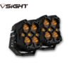 CYBER 1 Series | 6-inch LED Pod Lights Amber Light Warrior Black