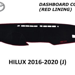 TOYOTA HILUX 2016-2021 DASH BOARD COVER (RED LINING)