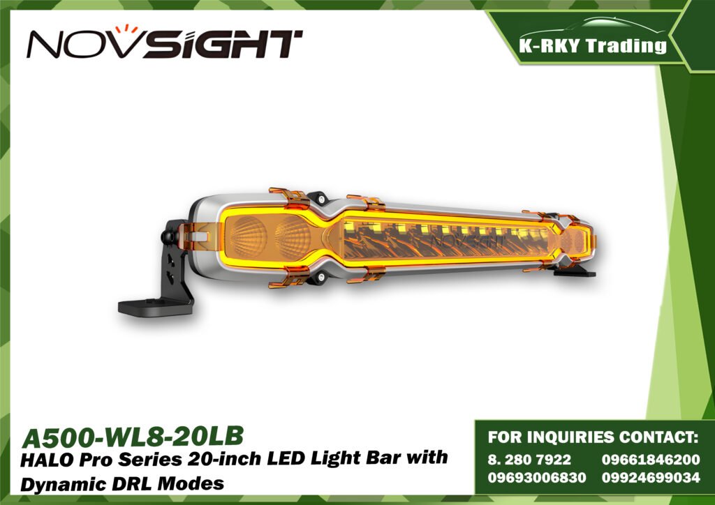 HALO Pro Series 20-inch LED Light Bar with Dynamic DRL Modes