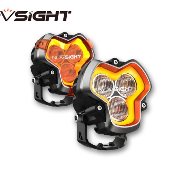 HALO Series 3" LED Pod Lights with DRL 48W Twin Light Kit System Pair (Drive Beam)