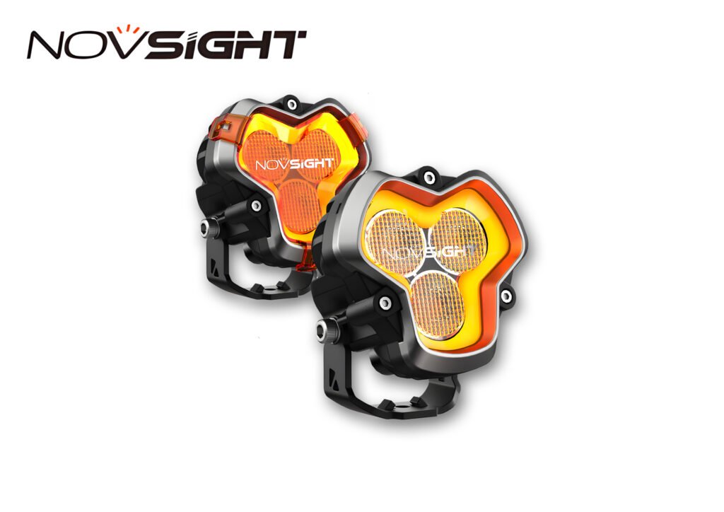 halo-series-3-led-pod-lights-with-drl-48w-twin-light-kit-system-pair-flood-beam