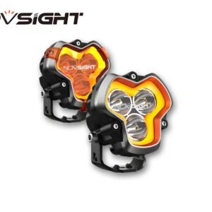 HALO Series 3" LED Pod Lights with DRL 48W Twin Light Kit System Pair (Spot Beam)