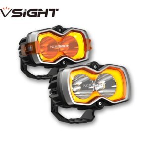 HALO Series 4.5" LED Pod Lights with DRL 35W Twin Light Kit System Pair (Spot Beam)