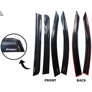 MITSUBISHI XPANDER 2018-2024 DOOR VISOR BLACK MUGEN TYPE