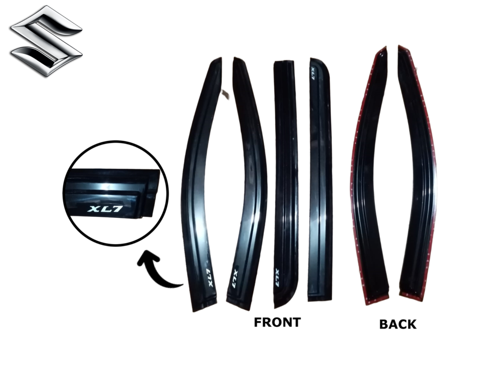 SUZUKI XL7 2018-2024 DOOR VISOR BLACK INJECTION