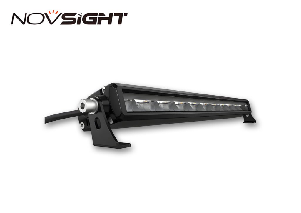 Rock Series 12 Inch Single Row Dual Color Beam LED Off-Road Light Bar White and Amber