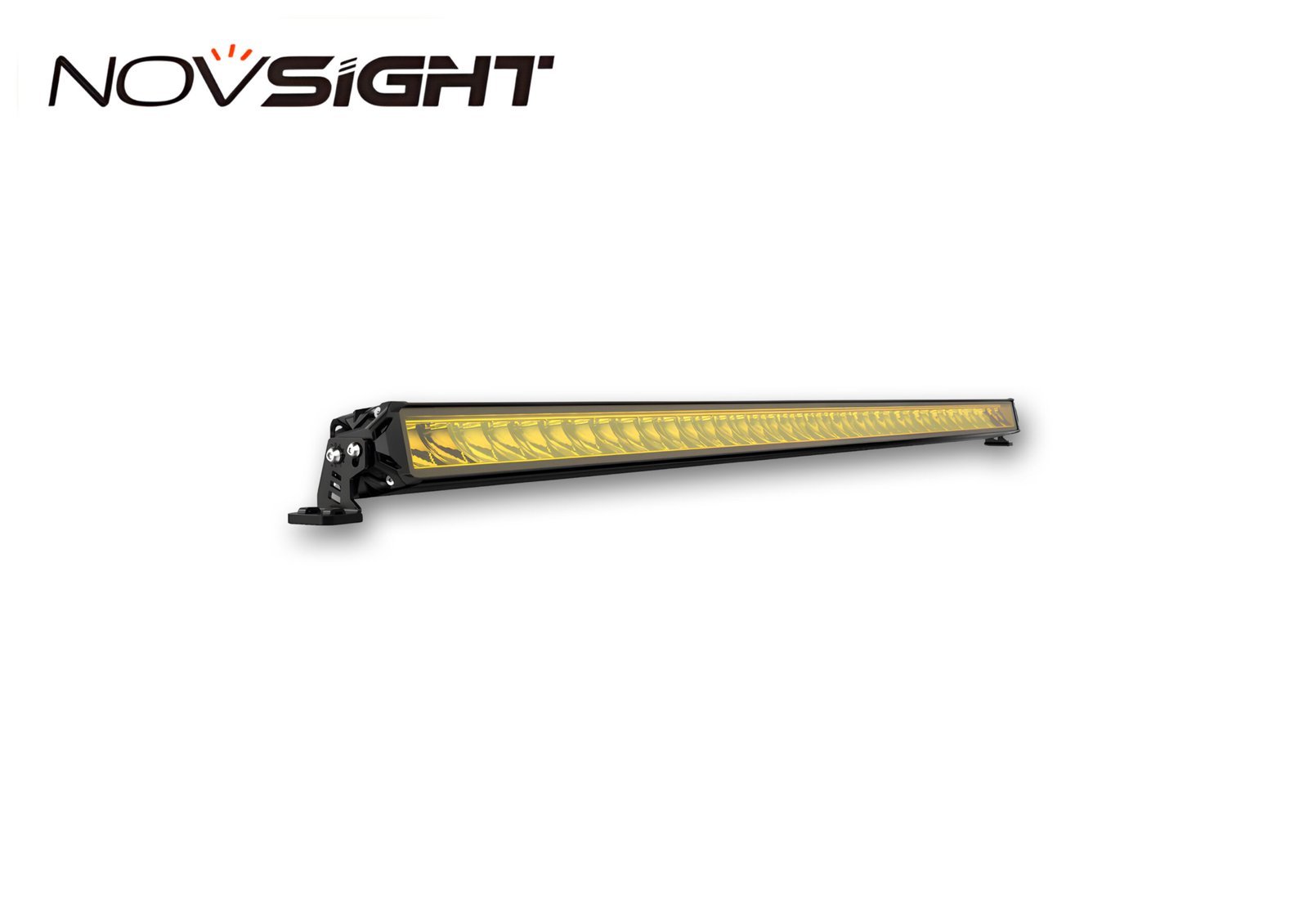 Rock Series 42 Inch Single Row LED Off-Road Light Bar with Wiring Kit ...