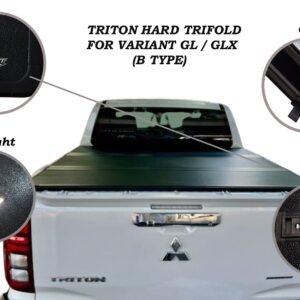 MITSUBISHI TRITON GL / GLX 2024 - 2025 HARD TRIFOLD WITH LED (B TYPE)
