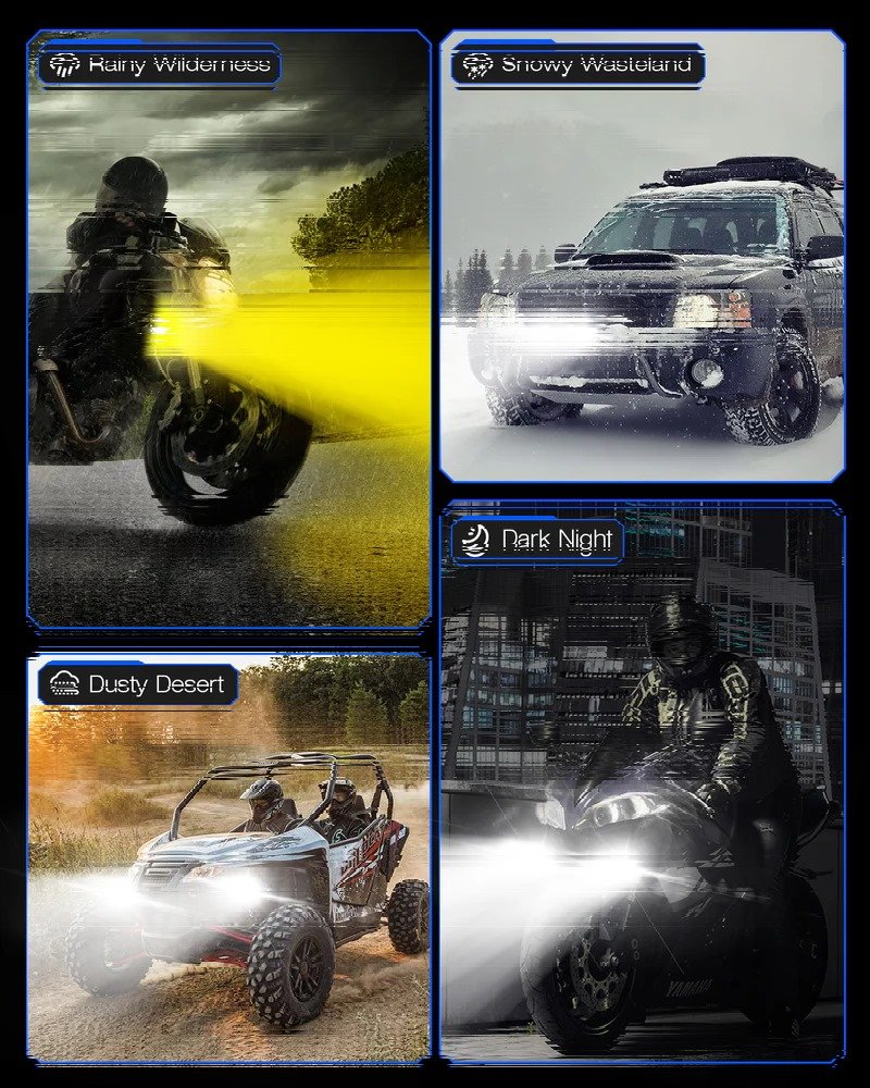 CYBER 1 Series | 2 Inch LED Pods Off-road Motorcycle UTV ATV Driving Lights Multi Modes