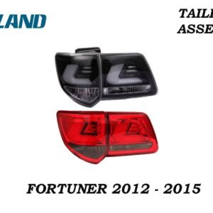 FORTUNER 2012 - 2015 TAILLIGHT RED & CLEAR VLAND