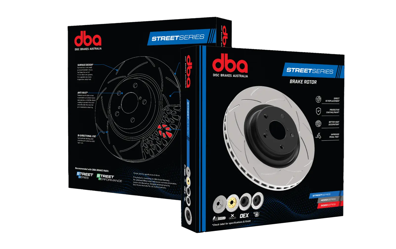 Front Street Series T2 Brake Rotor - Diameter (mm): 289.7